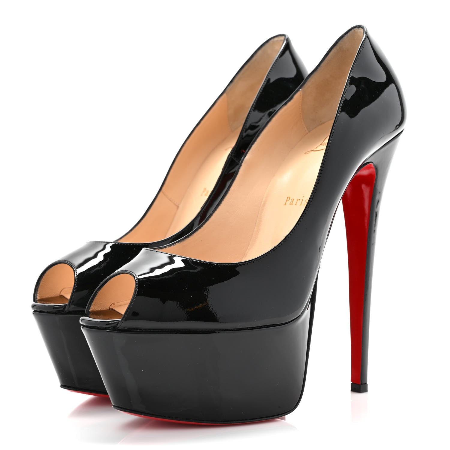 Christian Louboutin Patent Jamie 160 Pumps 41 Black 3 of 7