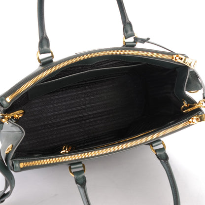 Prada Saffiano Medium Galleria Double Zip Tote Smeraldo 5 of 9