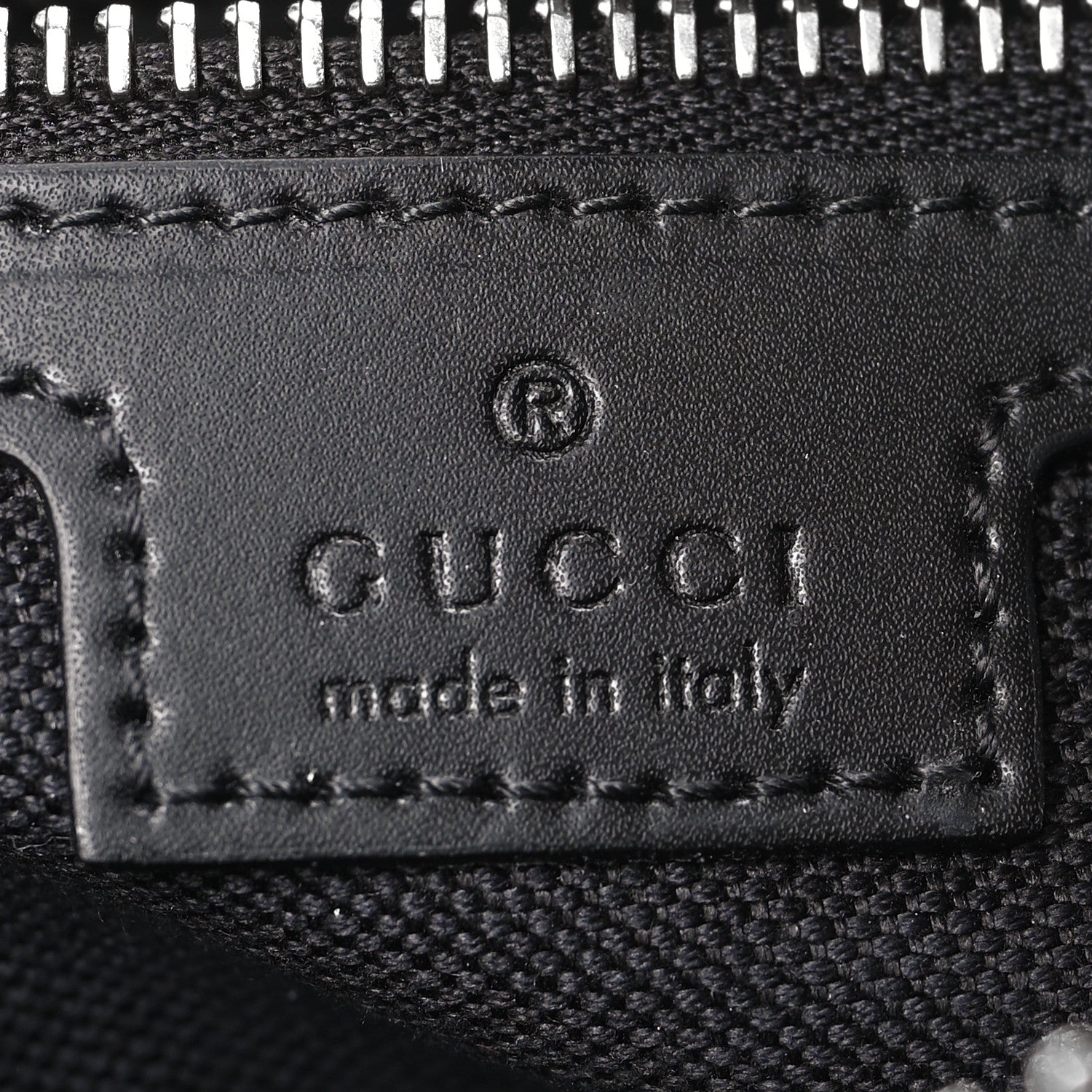 Gucci Soft GG Supreme Monogram Web Belt Bag Black Grey 6 of 12