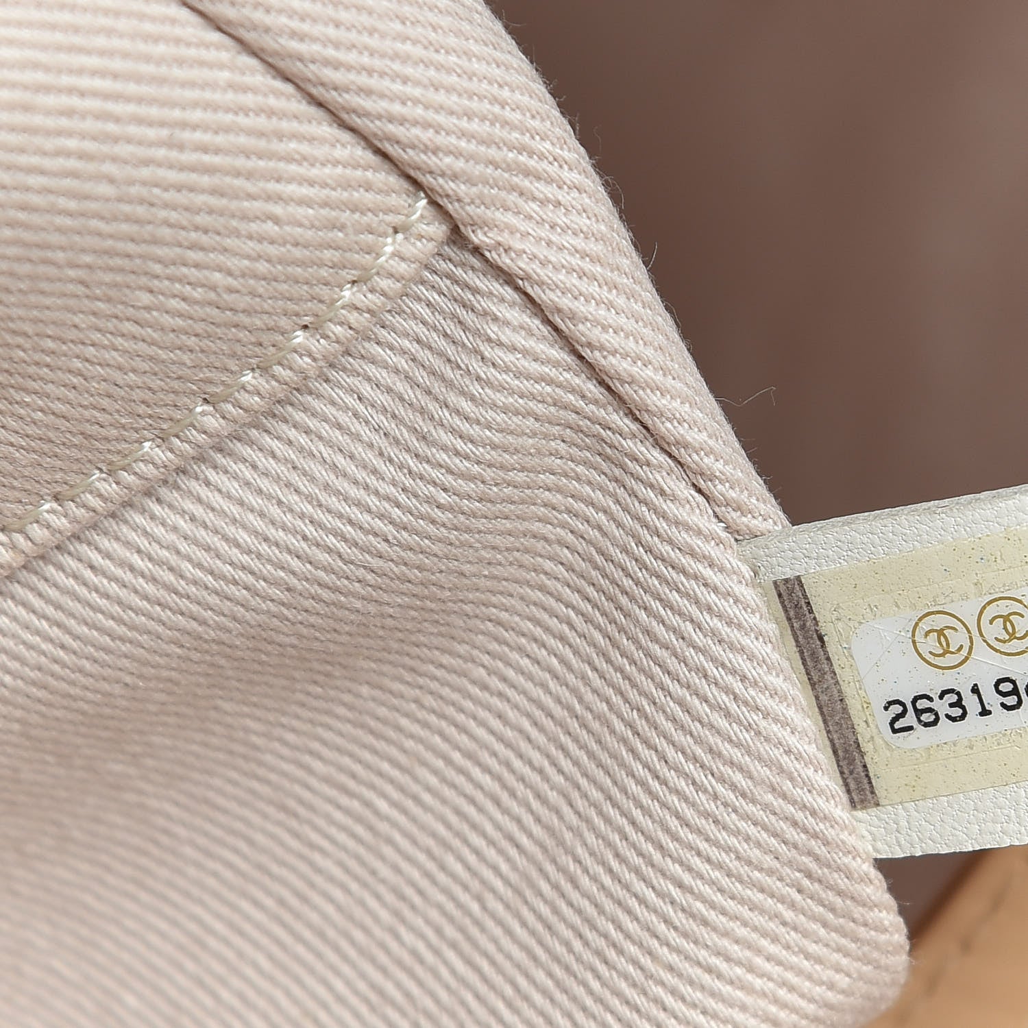 Chanel Canvas Large Deauville Tote Light Beige 8 of 10