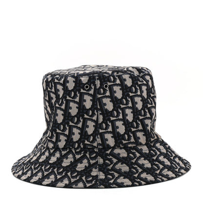Christian Dior Oblique Reversible Teddy-D Brim Bucket Hat 57 Blue 10 of 13