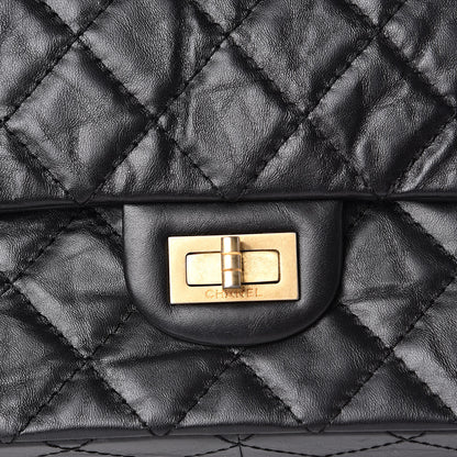 Chanel Aged Calfskin Quilted 2.55 Reissue 226 Flap Black 9 of 13
