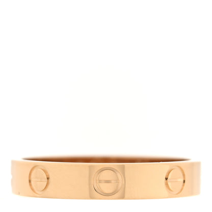 Cartier 18K Yellow Gold 3.5mm LOVE Wedding Band Ring 54/6.75 1 of 4