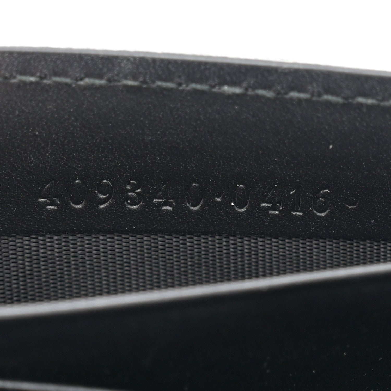 Gucci Guccissima Icon Chain Wallet Black 7 of 13