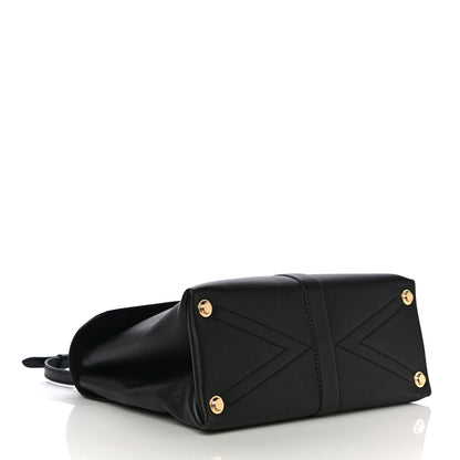 Louis Vuitton Grained Smooth Calfskin Rose Des Vents MM Black 4 of 11