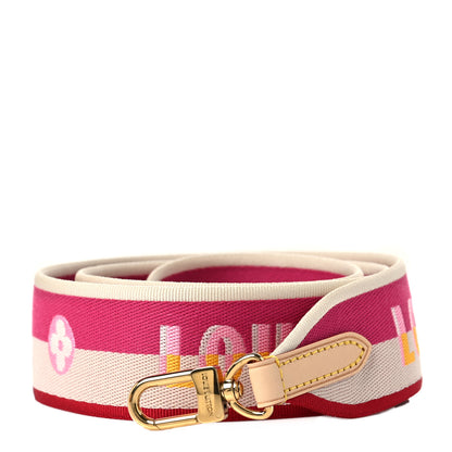 Louis Vuitton Jacquard Speedy Bandouliere 20 Shoulder Strap Fuchsia 1 of 3