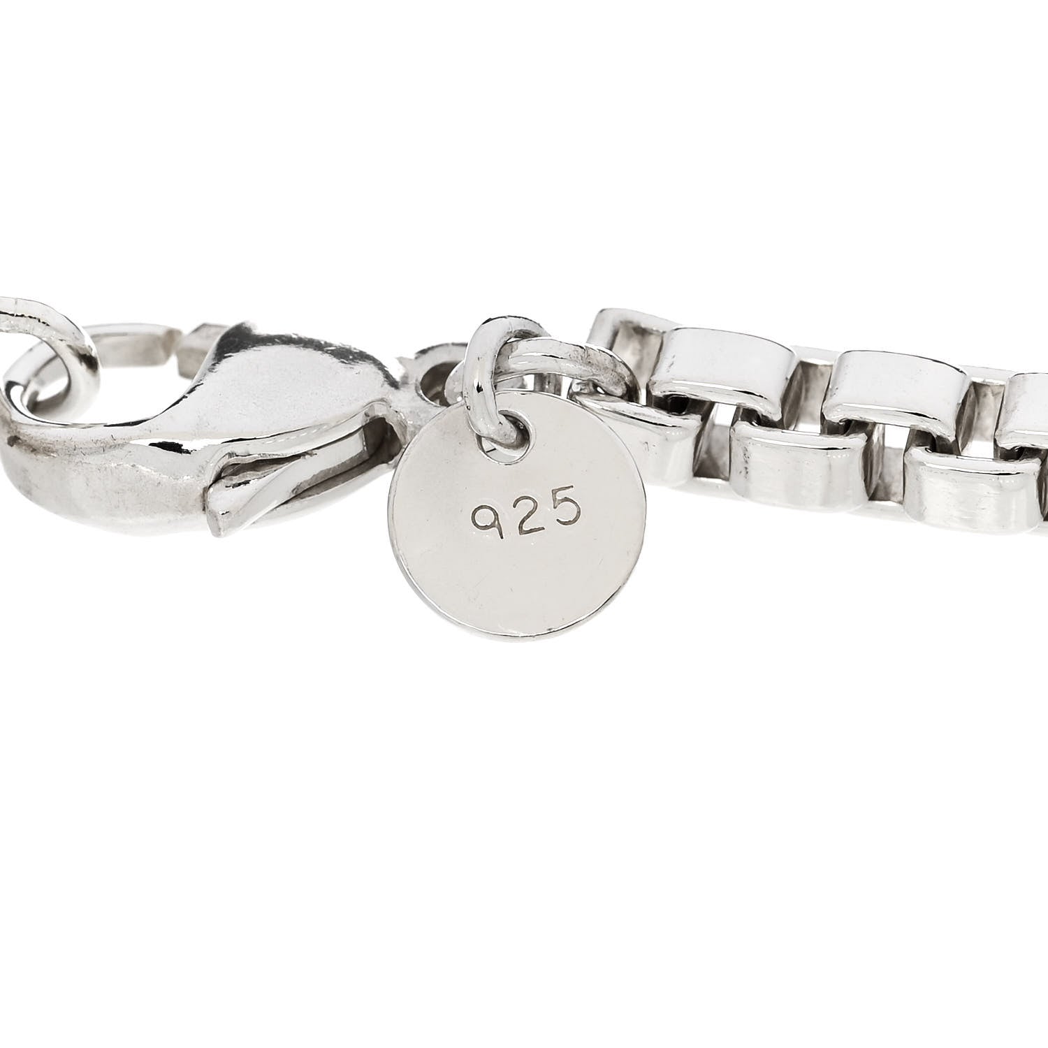 Tiffany Sterling Silver 4mm Venetian Link Bracelet 4 of 4