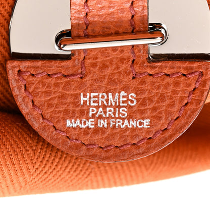 Hermes Vache Liegee Toile Sac Colorado MM Potiron 6 of 14