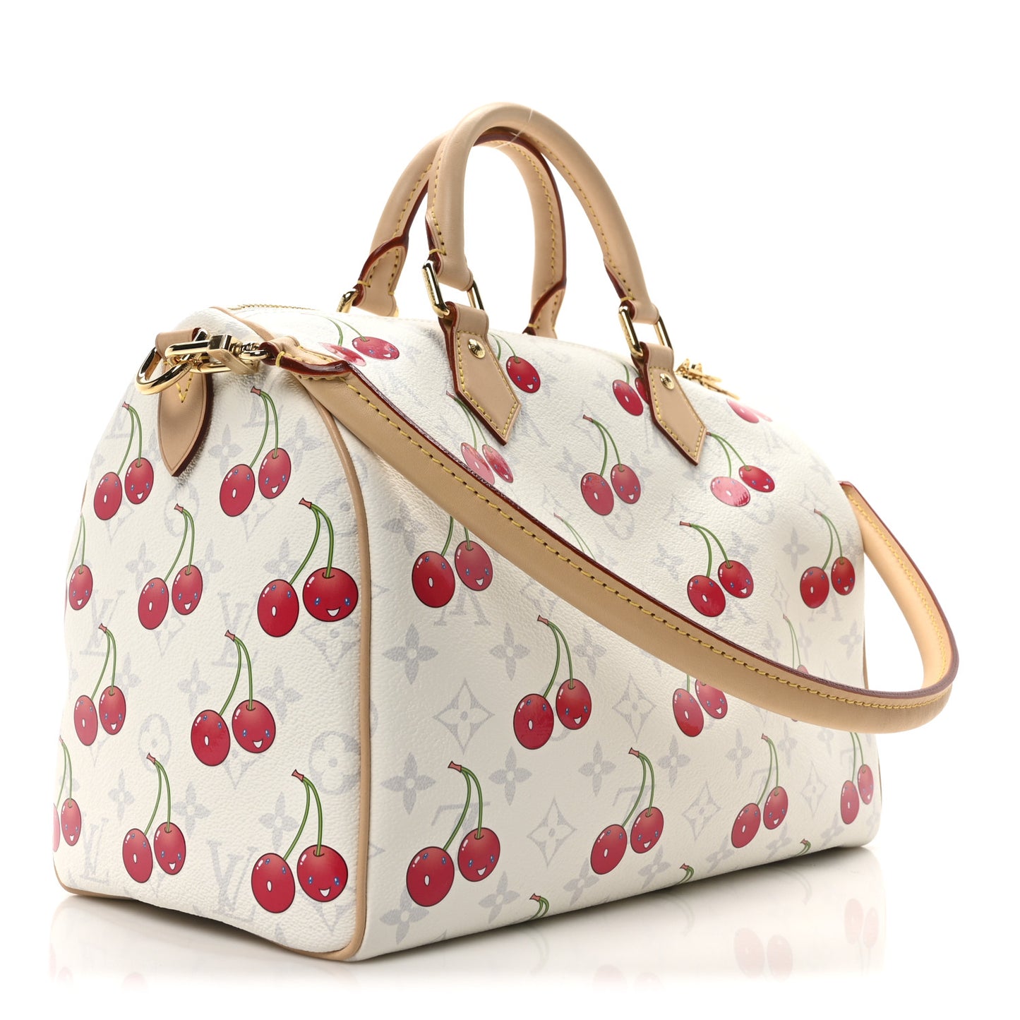 LV X TM Monogram Cerises Speedy Soft Bandouliere 30