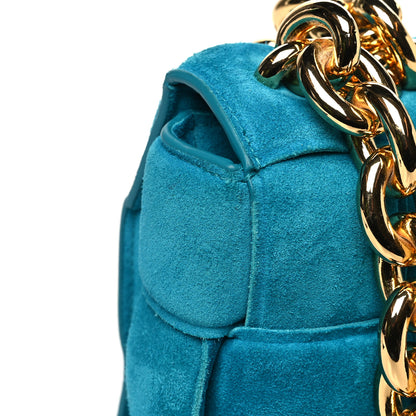 Bottega Veneta Suede Maxi Intrecciato Padded Chain Cassette Crossbody Bag Blaster 11 of 11