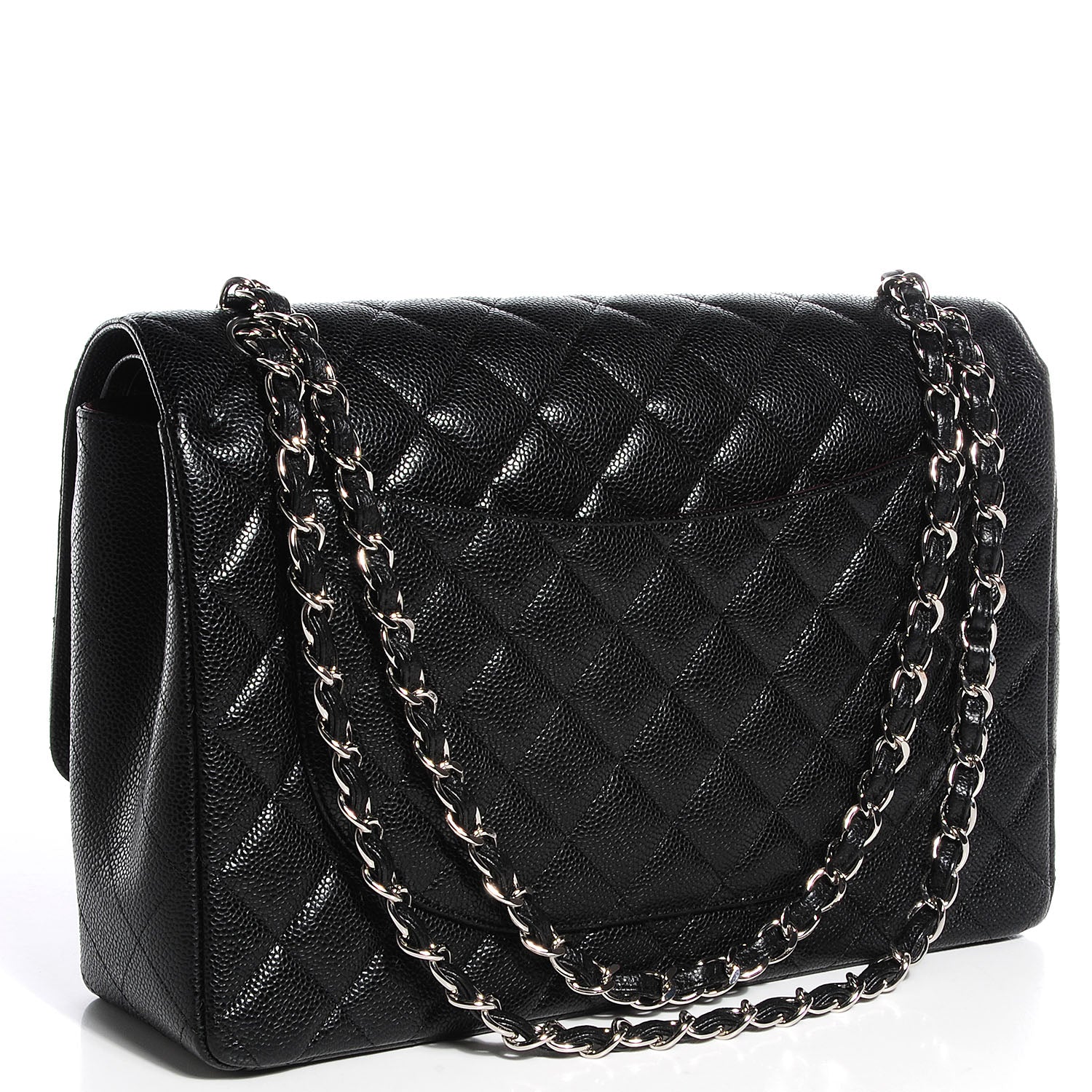 Chanel Caviar Quilted Maxi Double Flap Black 3 of 9
