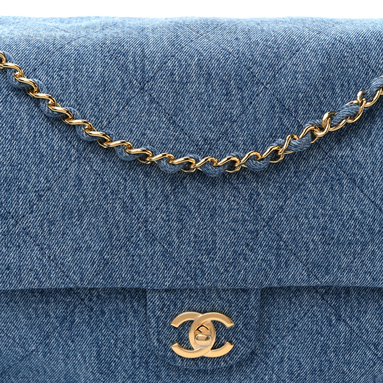 Chanel Denim Souplissimo Maxi Flap Blue 8 of 11