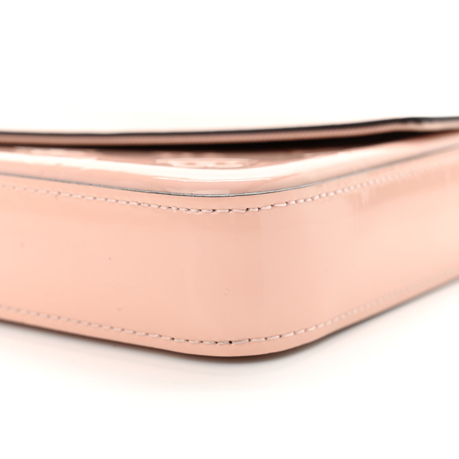 Louis Vuitton Vernis Pochette Felicie Chain Wallet Rose Ballerine 11 of 11