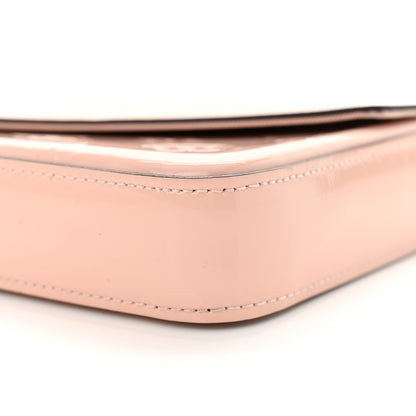 Louis Vuitton Vernis Pochette Felicie Chain Wallet Rose Ballerine 11 of 11