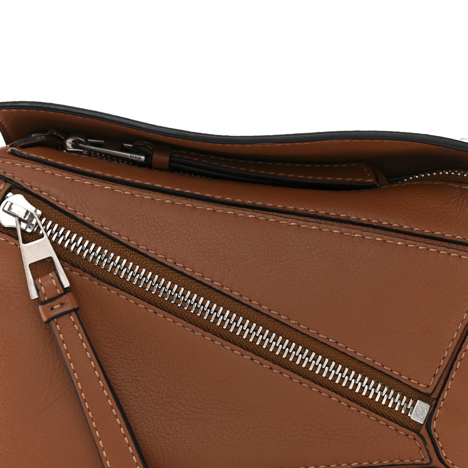 Loewe Calfskin Mini Puzzle Bumbag Tan 8 of 10