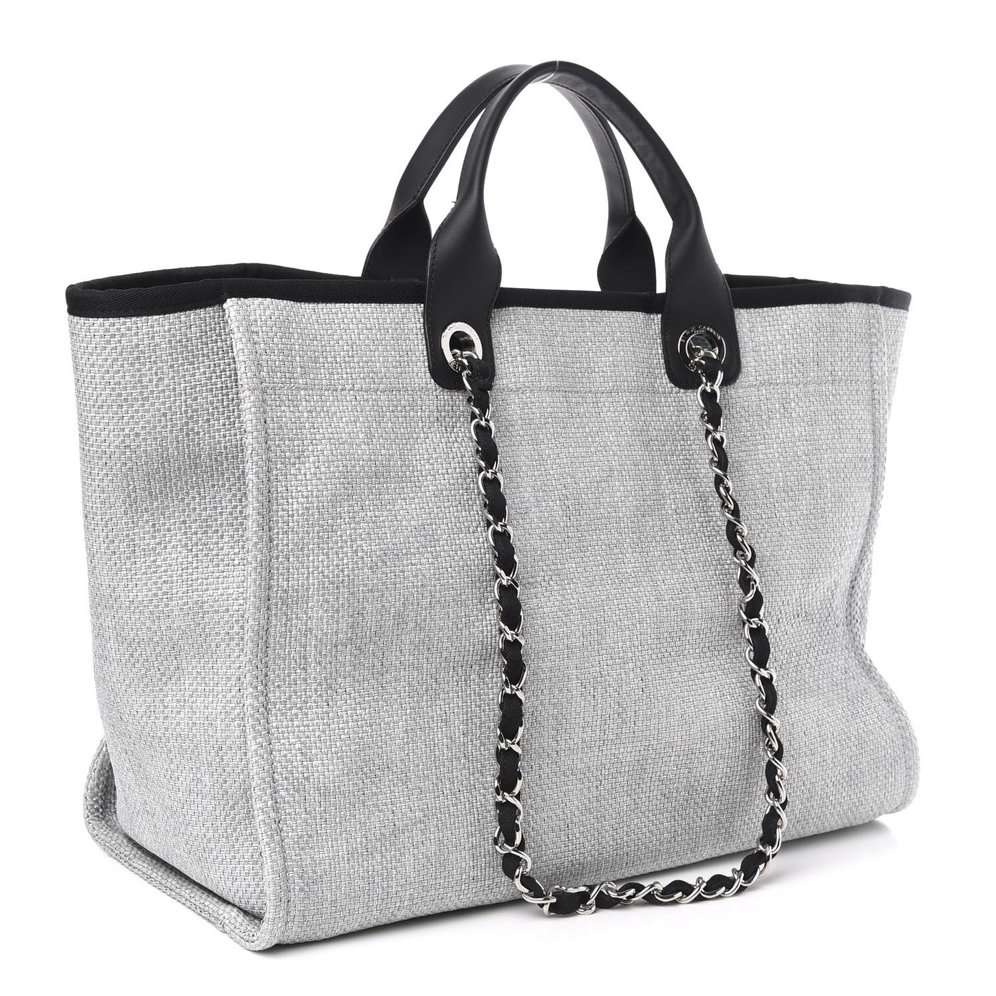 Canvas Deauville Large Tote Grey