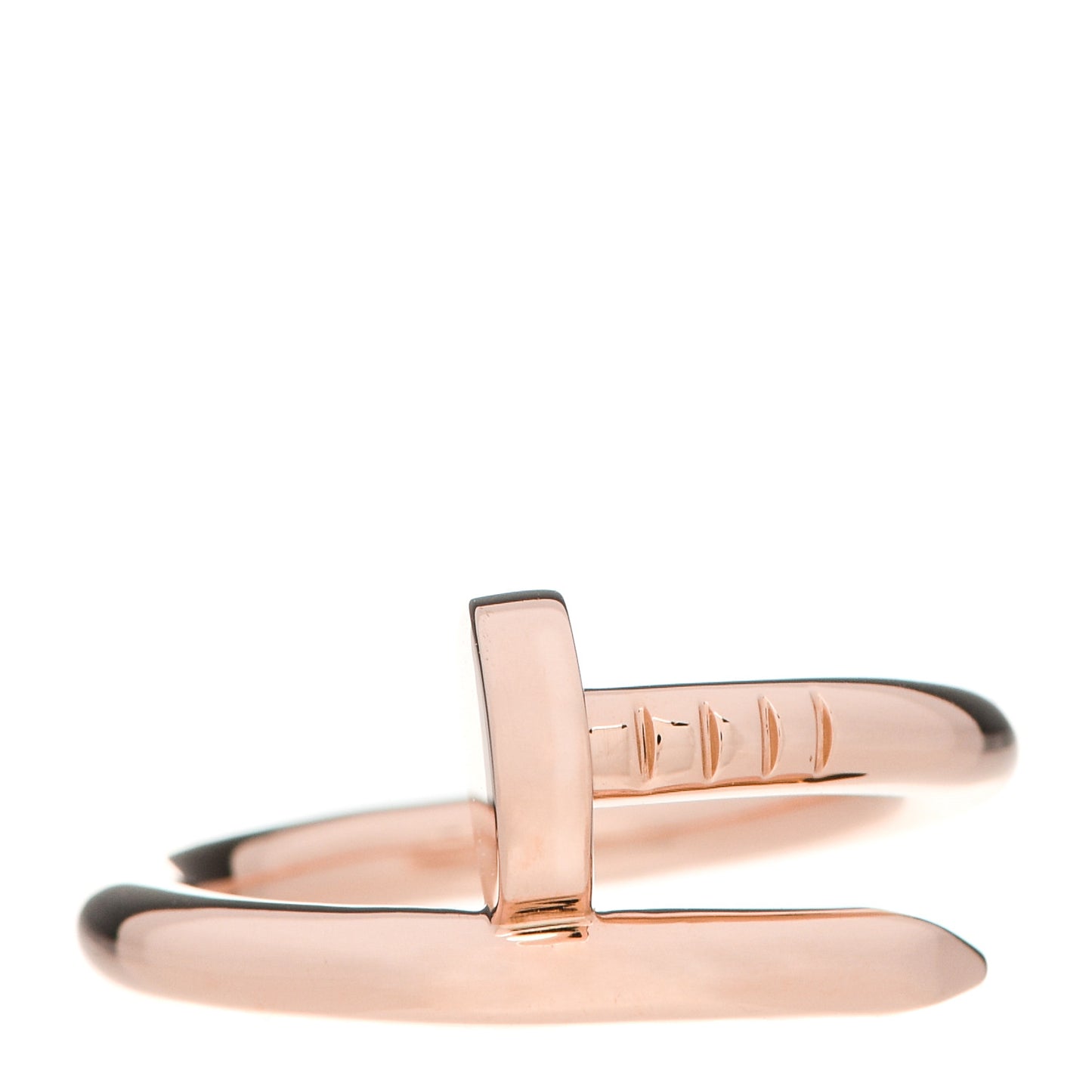 18K Pink Gold Juste Un Clou Ring 53 6.25