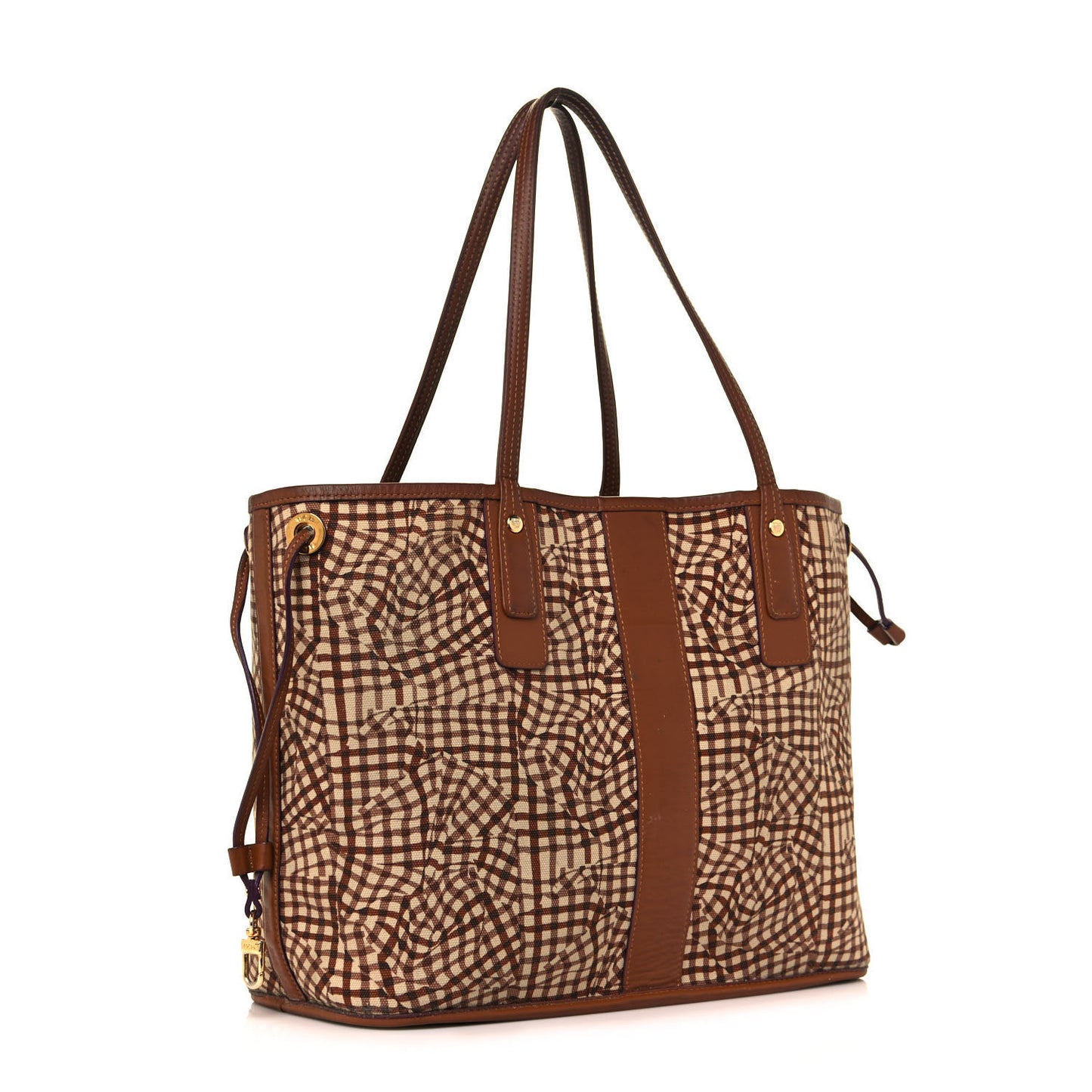 Visetos Medium Liz Reversible Shopper Tote Cognac