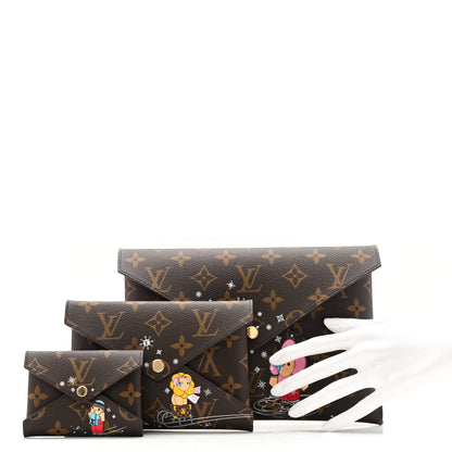 Louis Vuitton Monogram 2023 Christmas Animation Kirigami Pochette Set 2 of 10