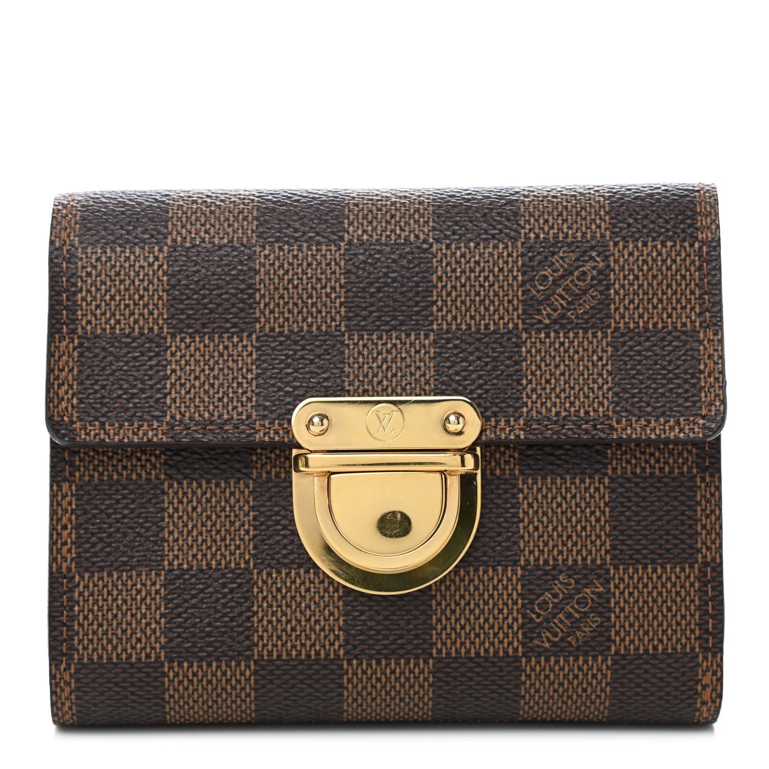 Louis Vuitton Damier Ebene Koala Compact Wallet 1 of 4