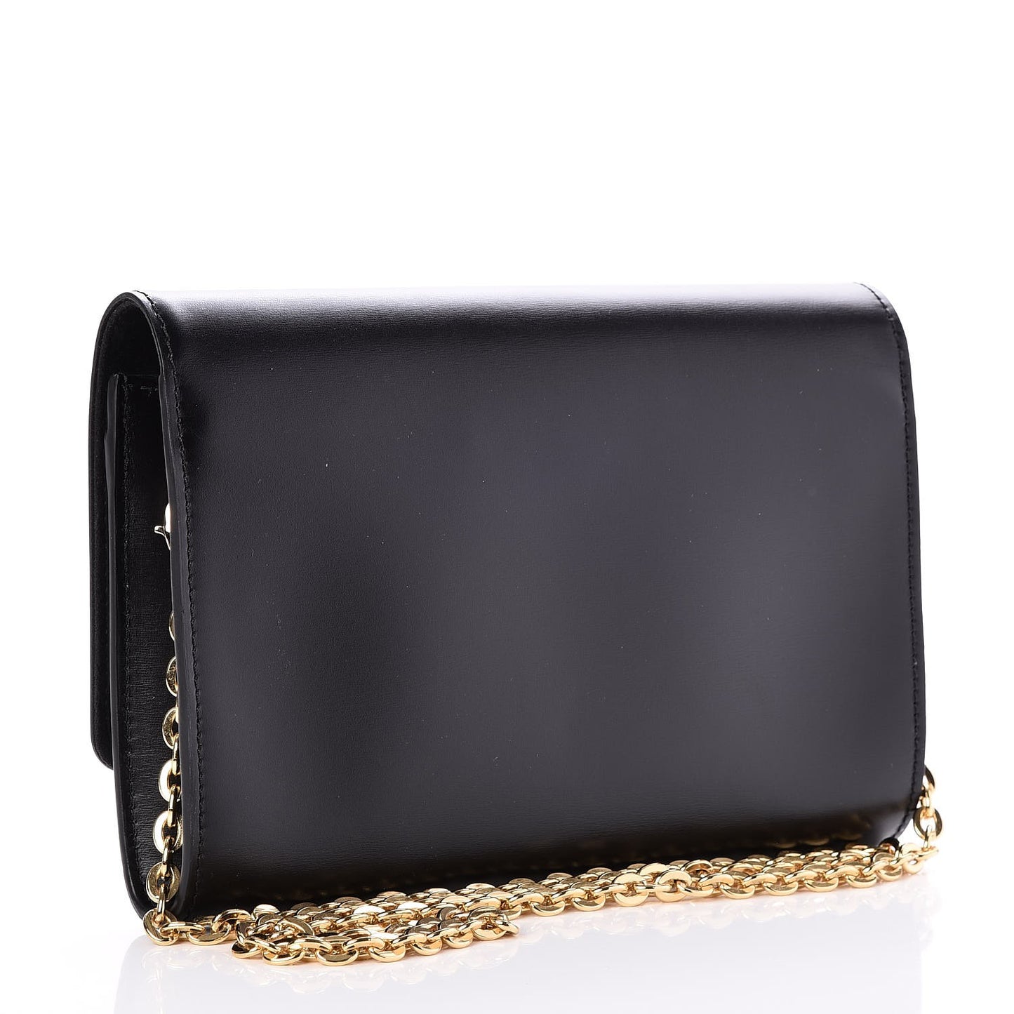Calfskin Pochette Louise GM Black