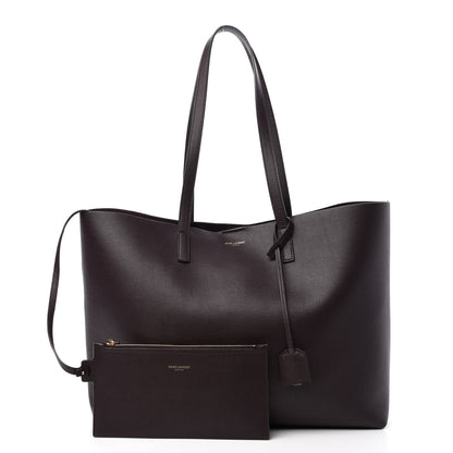 Saint Laurent Calfskin Large Shopping Tote Amaranto 3 of 13