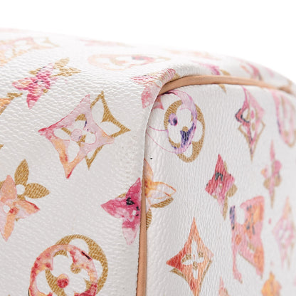 Louis Vuitton Watercolor Aquarelle Speedy 35 White 13 of 23