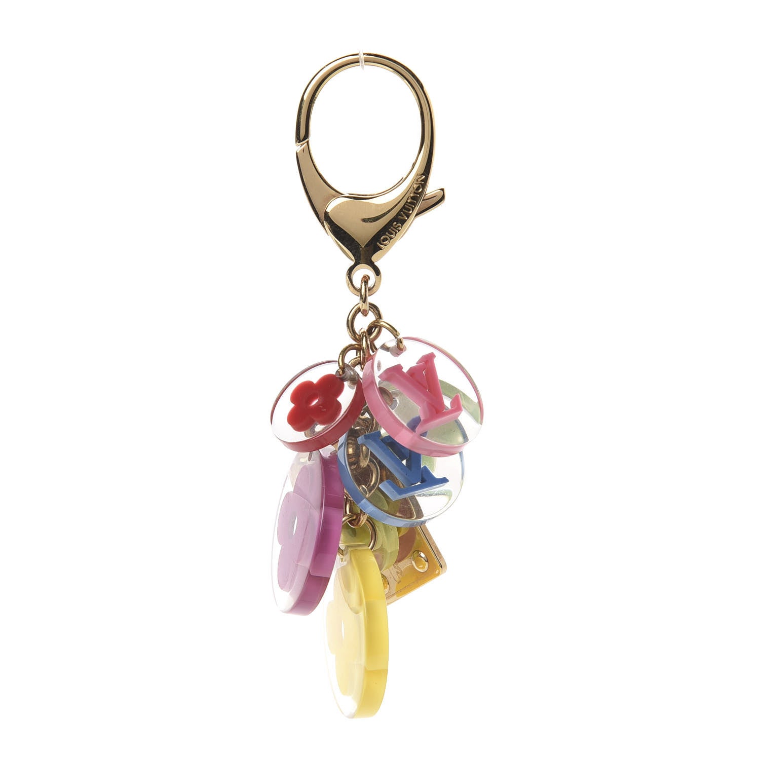 Louis Vuitton Resin Candy Fleurs Bag Charm Multicolor 1 of 2
