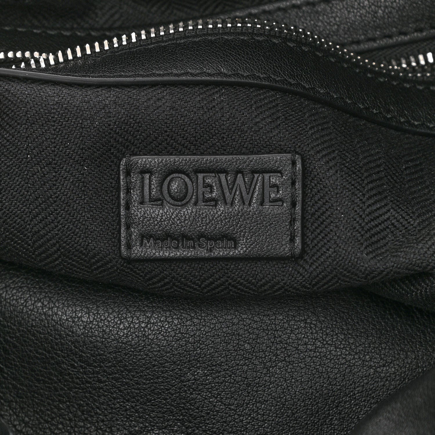 Loewe Calfskin Small Flamenco Knot Bag Black 6 of 9