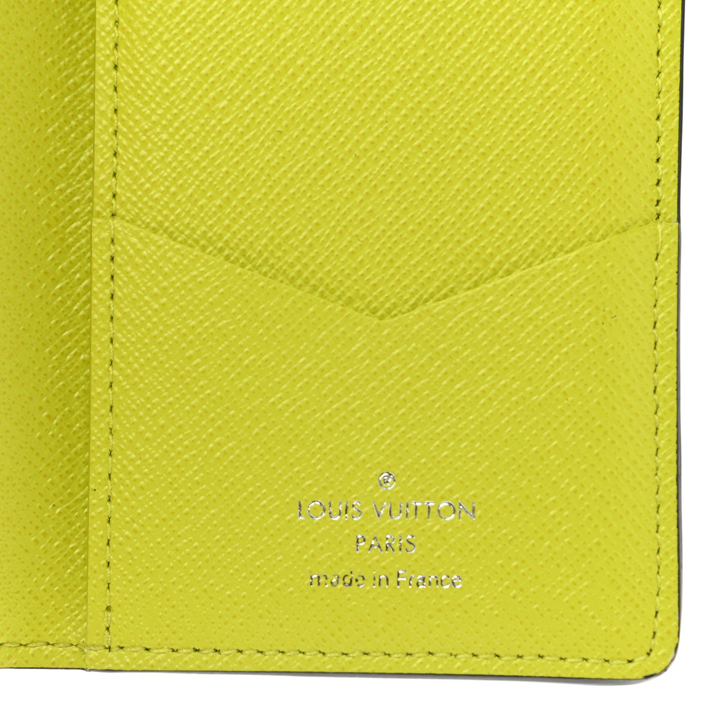 Monogram Taiga Pocket Organizer Yellow