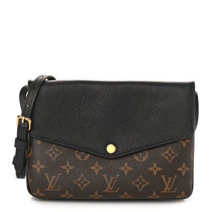 Louis Vuitton Monogram Twice Pochette Black 1 of 9