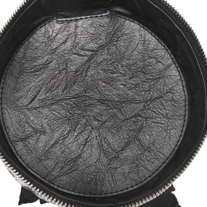 Chanel Aged Calfskin Sequin Quilted Camelia Clutch Black 5 of 11