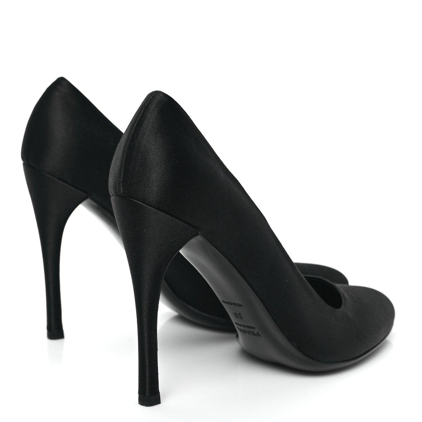 Satin Pumps 38 Black