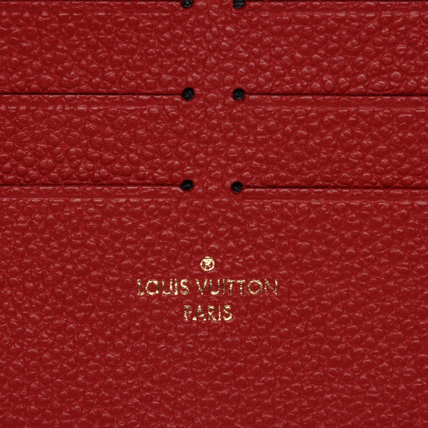 Louis Vuitton Calfskin Felicie Chain Wallet Card Holder Insert 5 of 6