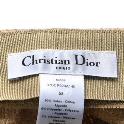 Christian Dior Cotton Baseball Cap 58 Beige 8 of 9