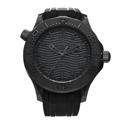 Omega Ceramic Rubber 43mm Seamaster Diver 300M Co-Axial Master Automatic Watch Black 210.92.44.20.01.003 1 of 5