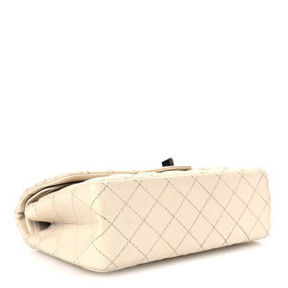 Chanel Aged Calfskin Quilted 2.55 Reissue 225 Flap White 4 of 10