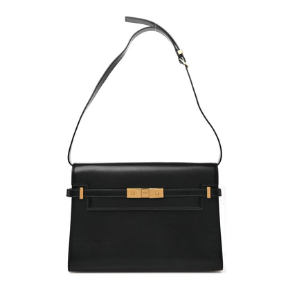 Saint Laurent Smooth Calfskin Manhattan Shoulder Bag Black 1 of 10