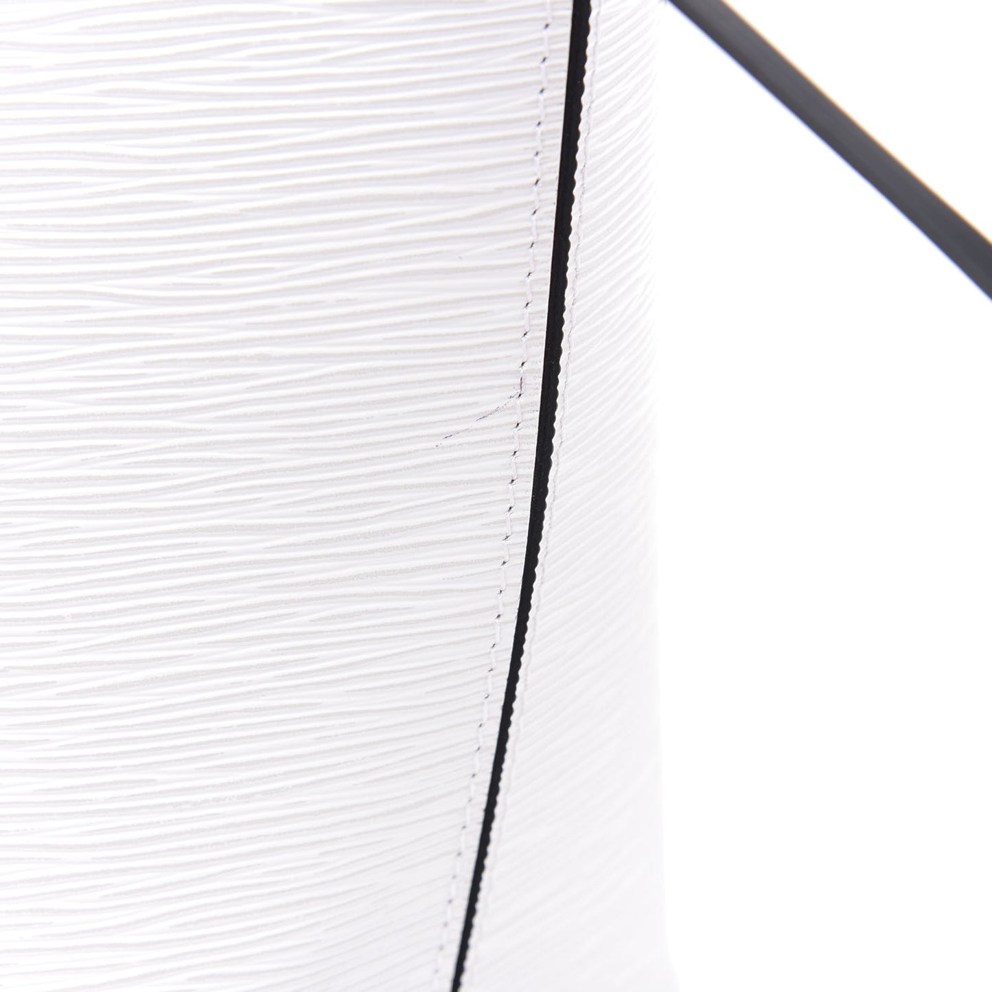 Epi Neverfull MM White Scarlet Black