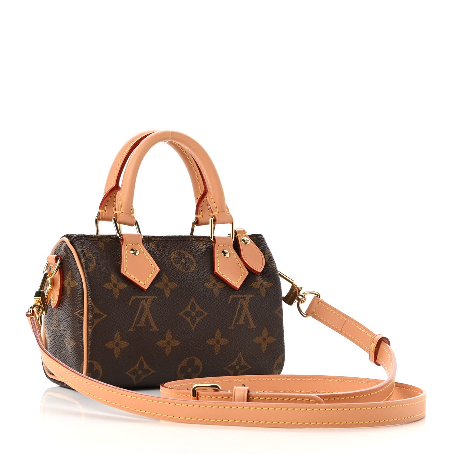 Louis Vuitton Monogram Nano Speedy Bandouliere 3 of 9