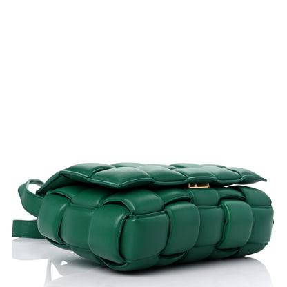 Bottega Veneta Nappa Maxi Intreccio Padded Cassette Crossbody Bag Racing Green 4 of 15