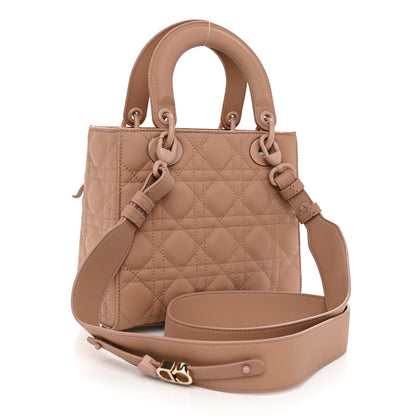 Christian Dior Ultra Matte Calfskin Cannage Small My ABCDior Lady Dior Beige 3 of 9
