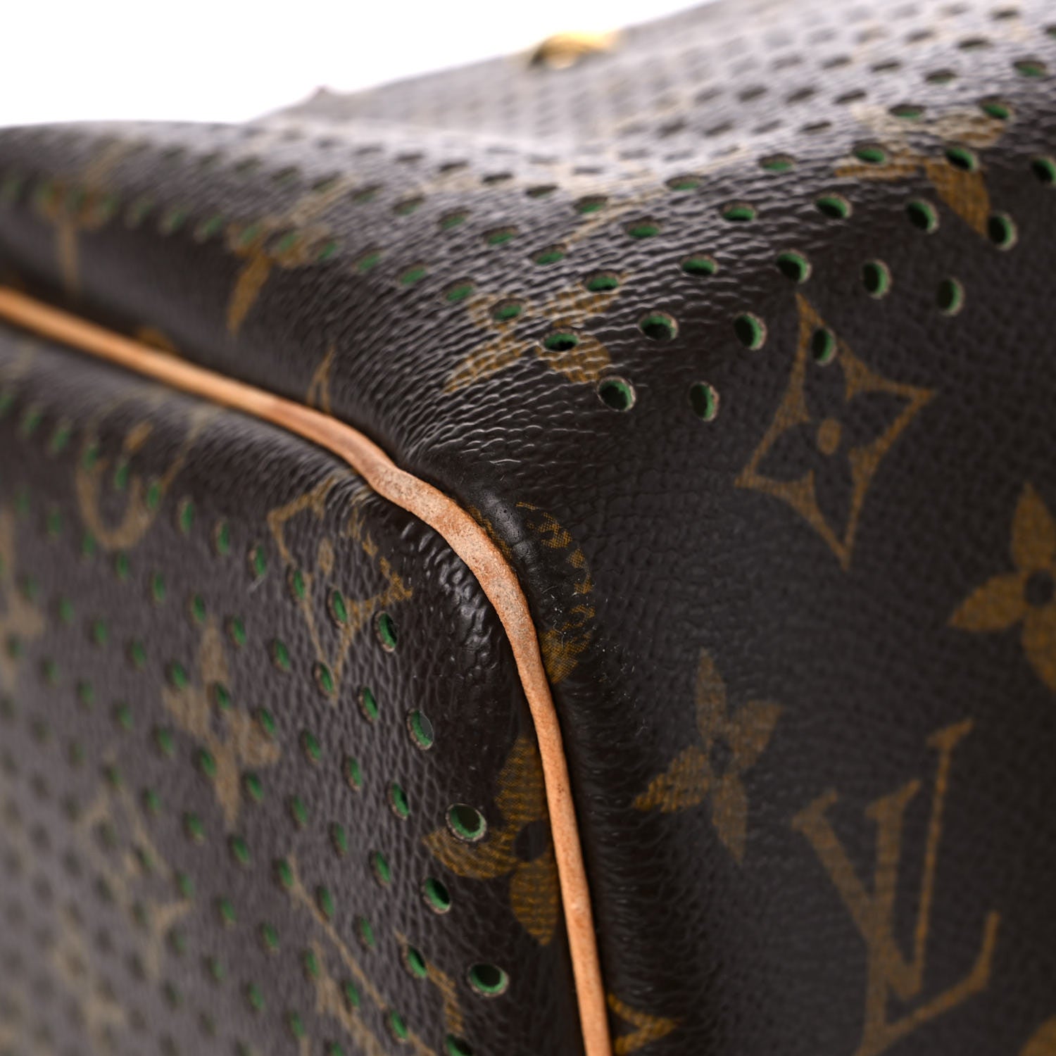 Louis Vuitton Monogram Perforated Speedy 30 Green 8 of 34