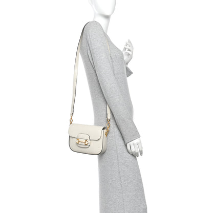 Gucci Azalea Calfskin Web Mini Horsebit 1955 Shoulder Bag Mystic White 2 of 10
