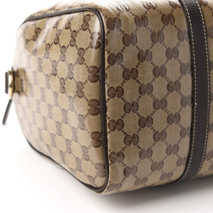 Gucci Crystal Monogram Medium Joy Boston Dark Brown 6 of 10
