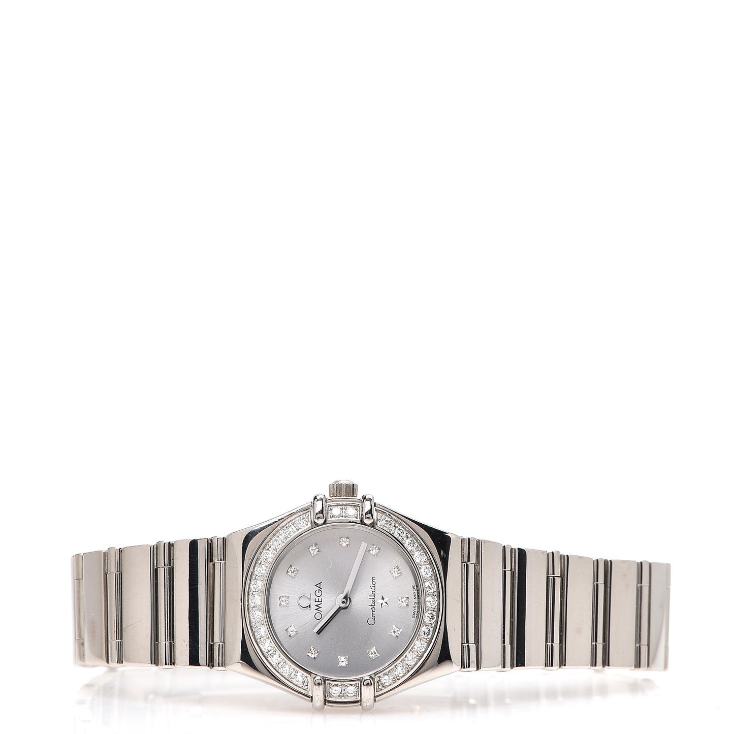18K White Gold Diamond Bezel 22mm Constellation My Choice Quartz Watch 1165.36