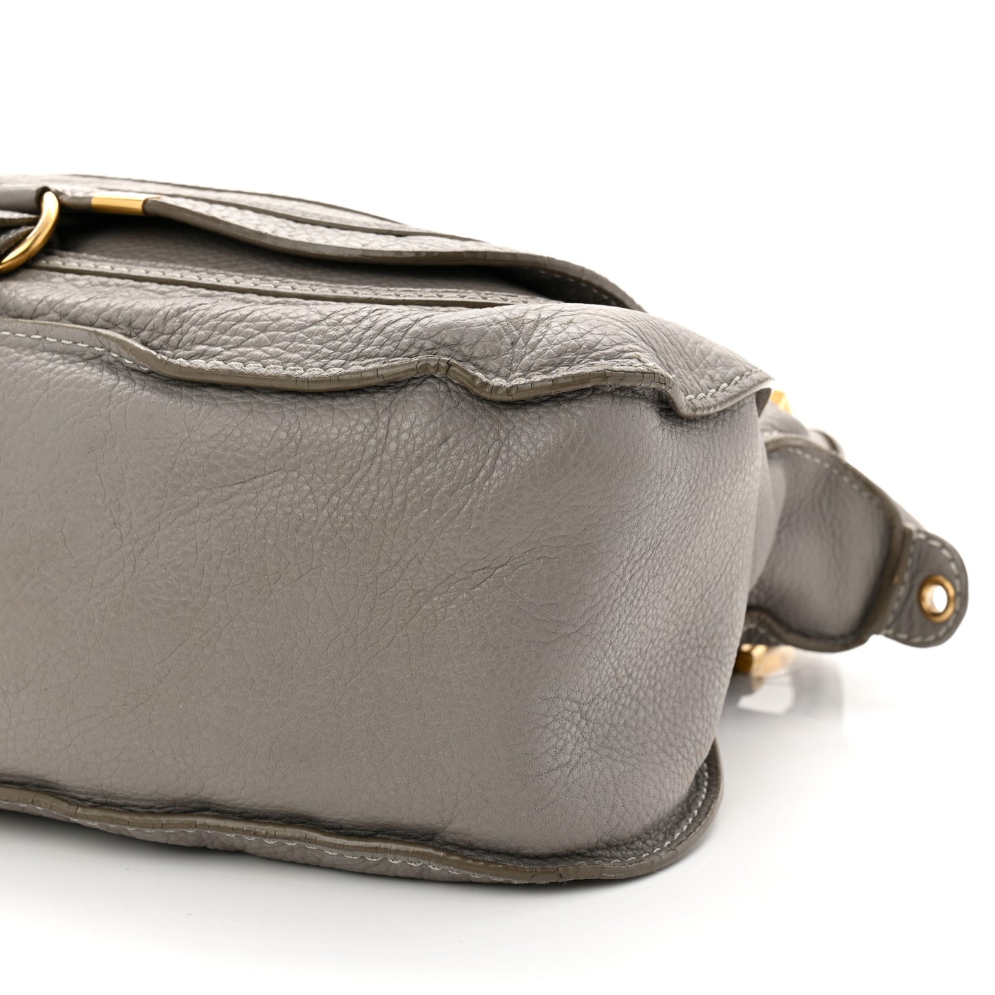 Calfskin Medium Marcie Satchel Cashmere Grey