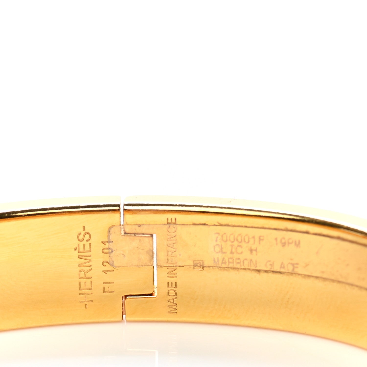 Hermes Enamel Clic Clac H Narrow Bracelet PM 4 of 5