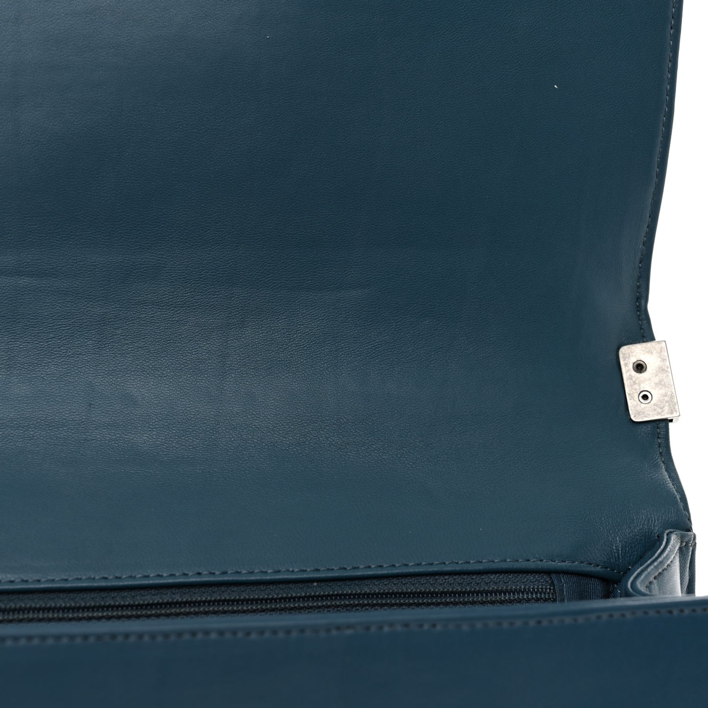 Lambskin Quilted New Medium Boy Flap Dark Blue