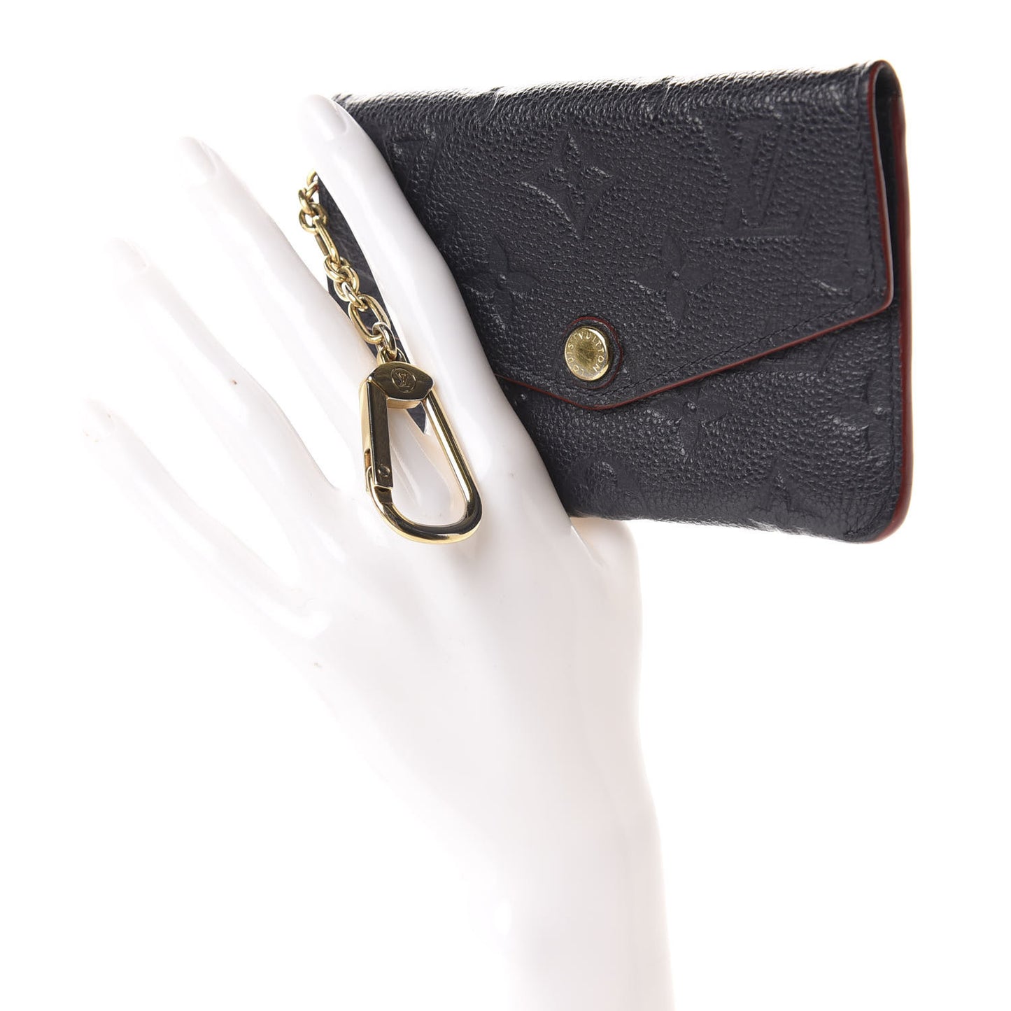 Empreinte Key Pouch Marine Rouge
